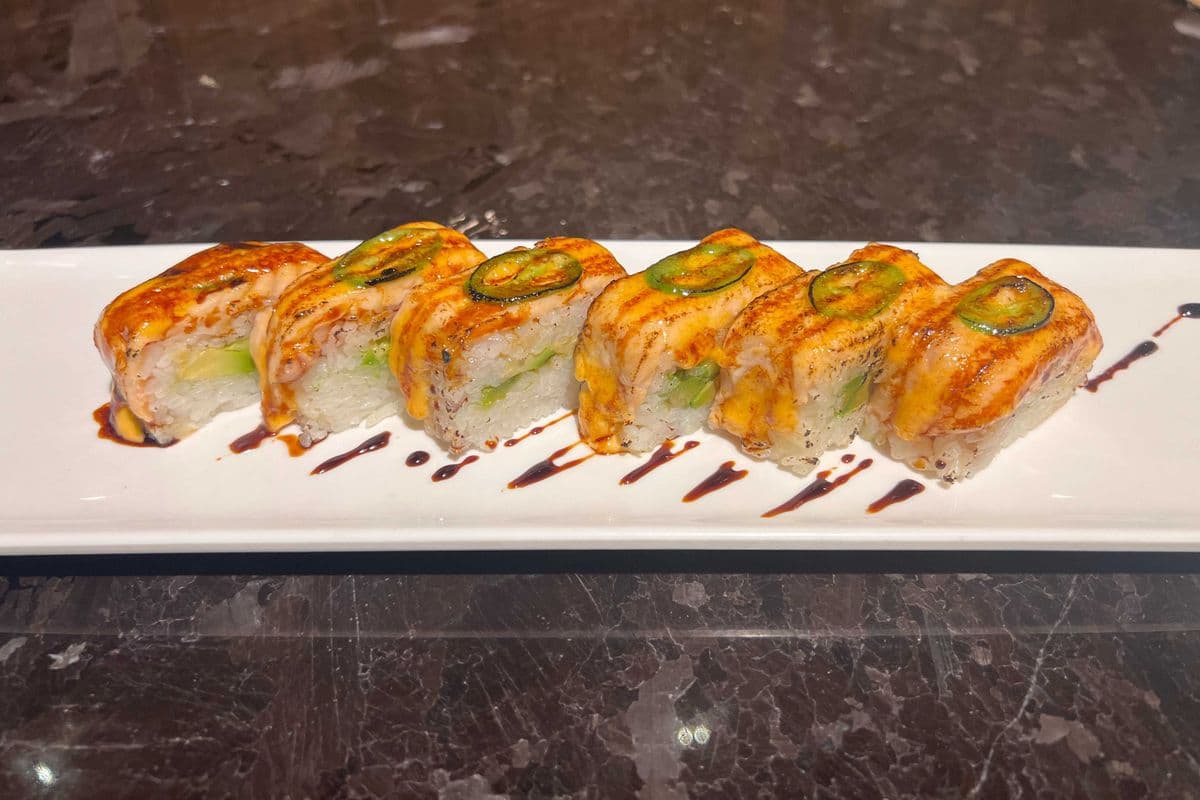 Salmon Oshizushi (6pcs)