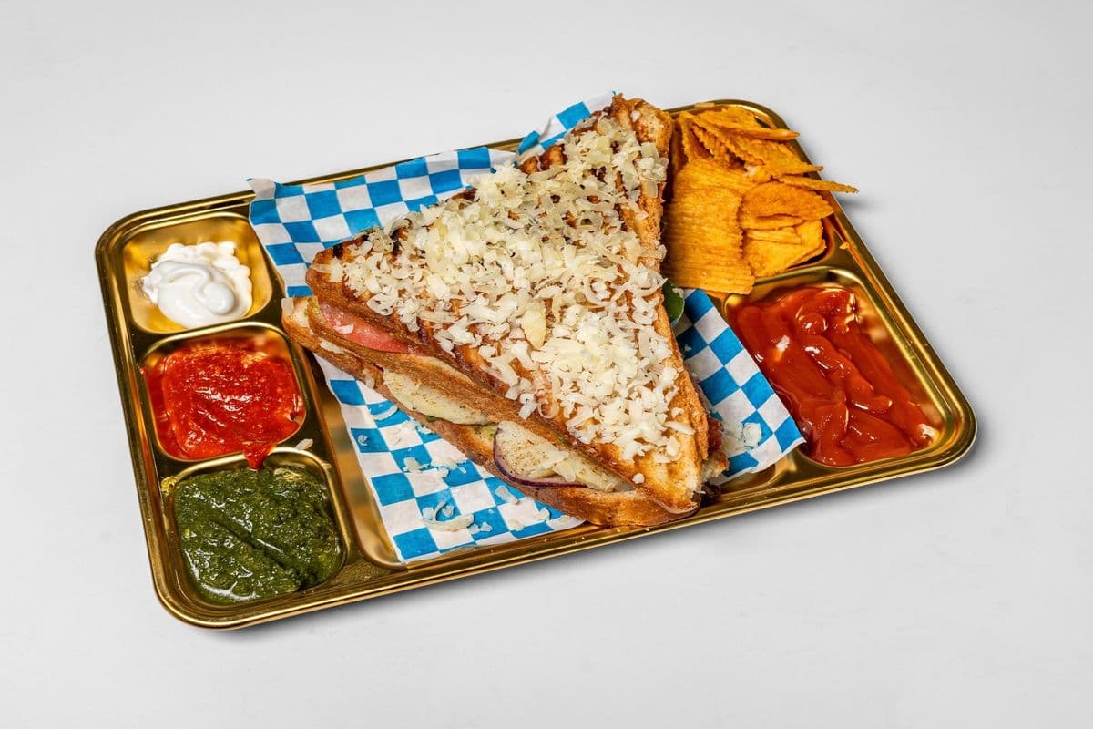 Veg Cheese Masala Grill Sandwich