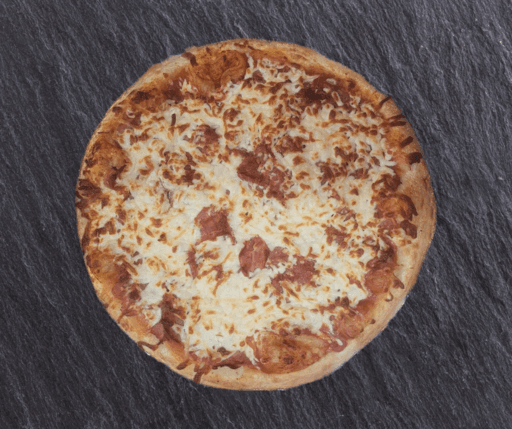 Pizza pepperoni ou bacon ou viande fumée - Bambino 6"