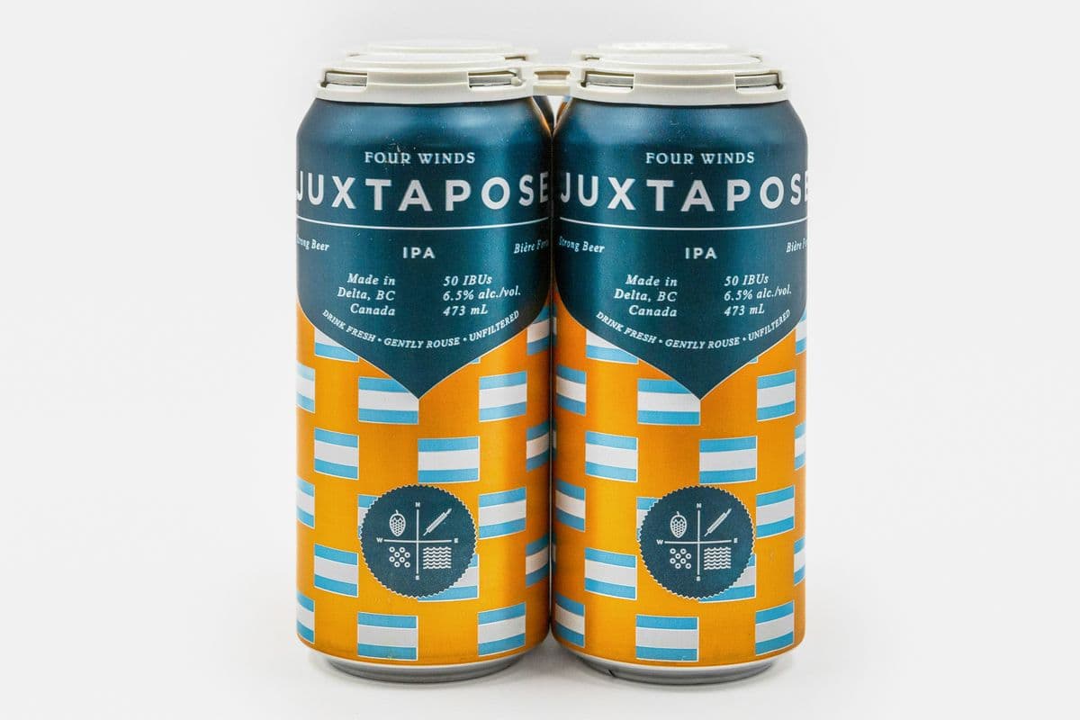 FOUR WINDS JUXTAPOSE IPA 4 CANS (1 x 4 CANS)
