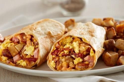 Meat Lovers Breakfast Burrito