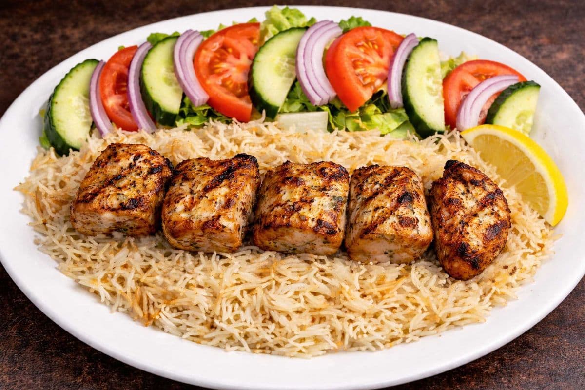 Chicken Breast Kabob Platter