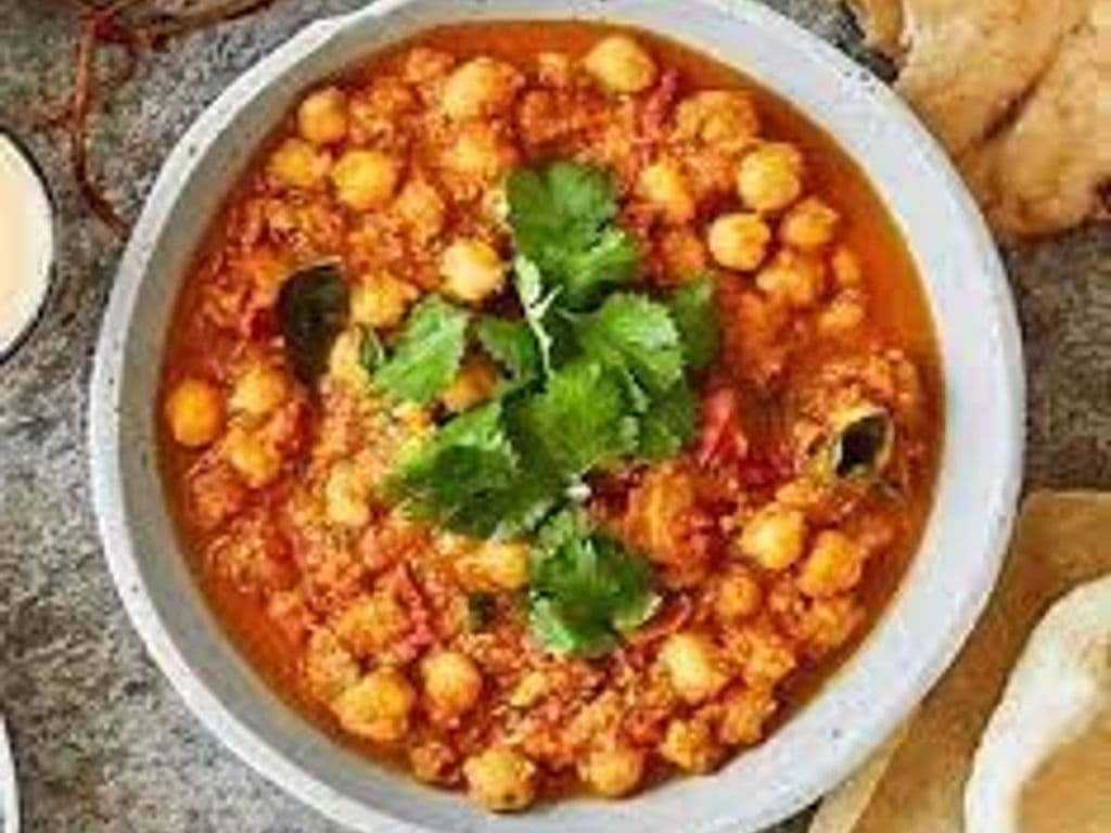 Chickpeas and Spinach Masala