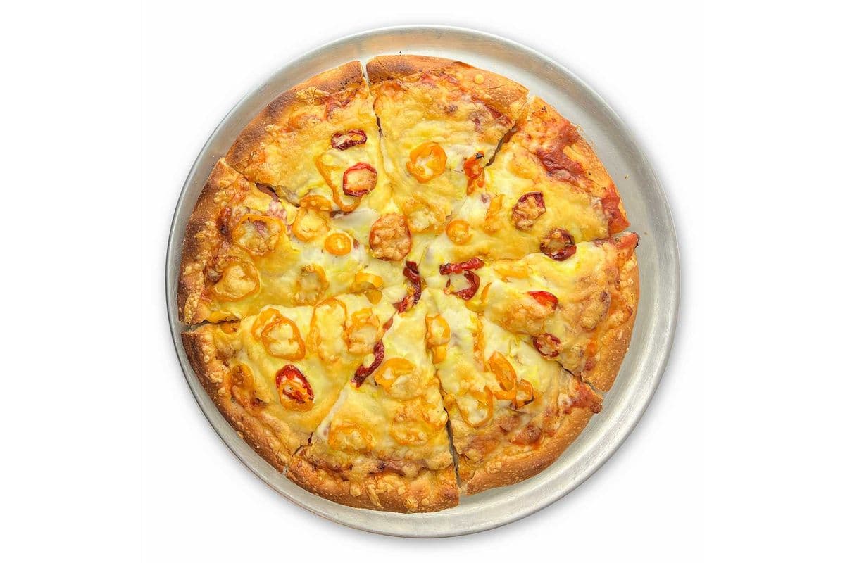 Large Pepperoni and Banana Pepper