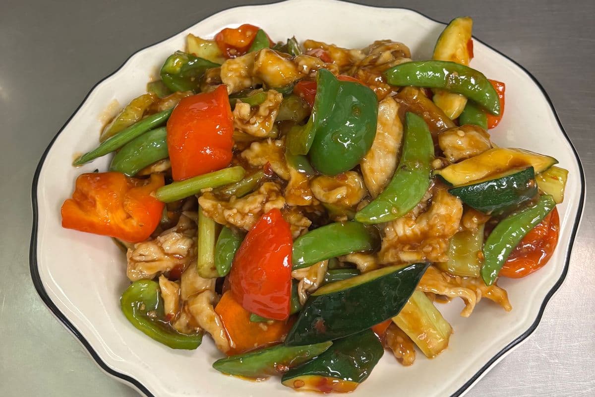 C8. Chicken with Szechuan Sauce