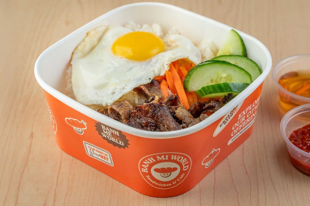 Lemongrass BBQ Beef - Rice Bowl