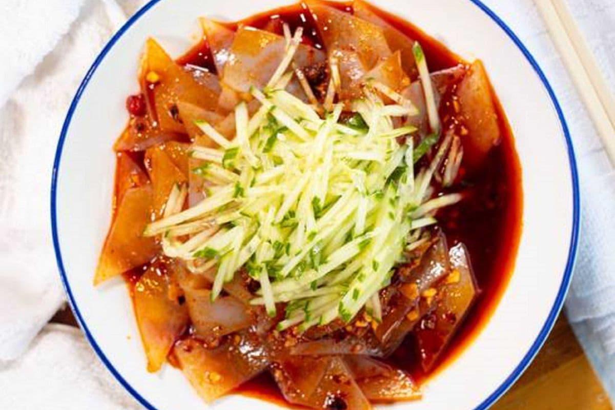 Crystal Noodle In Chili Sauce 川北凉粉
