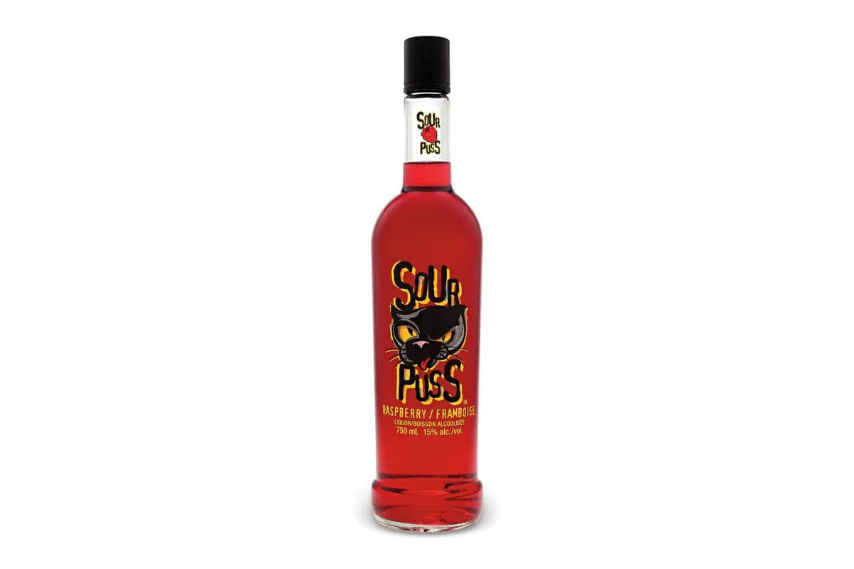 518670. Sour Puss Raspberry (750 ml) (1 x 750ml)