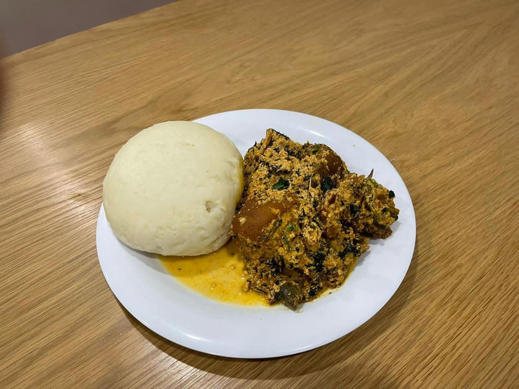 Egusi Soup with Goat Meat