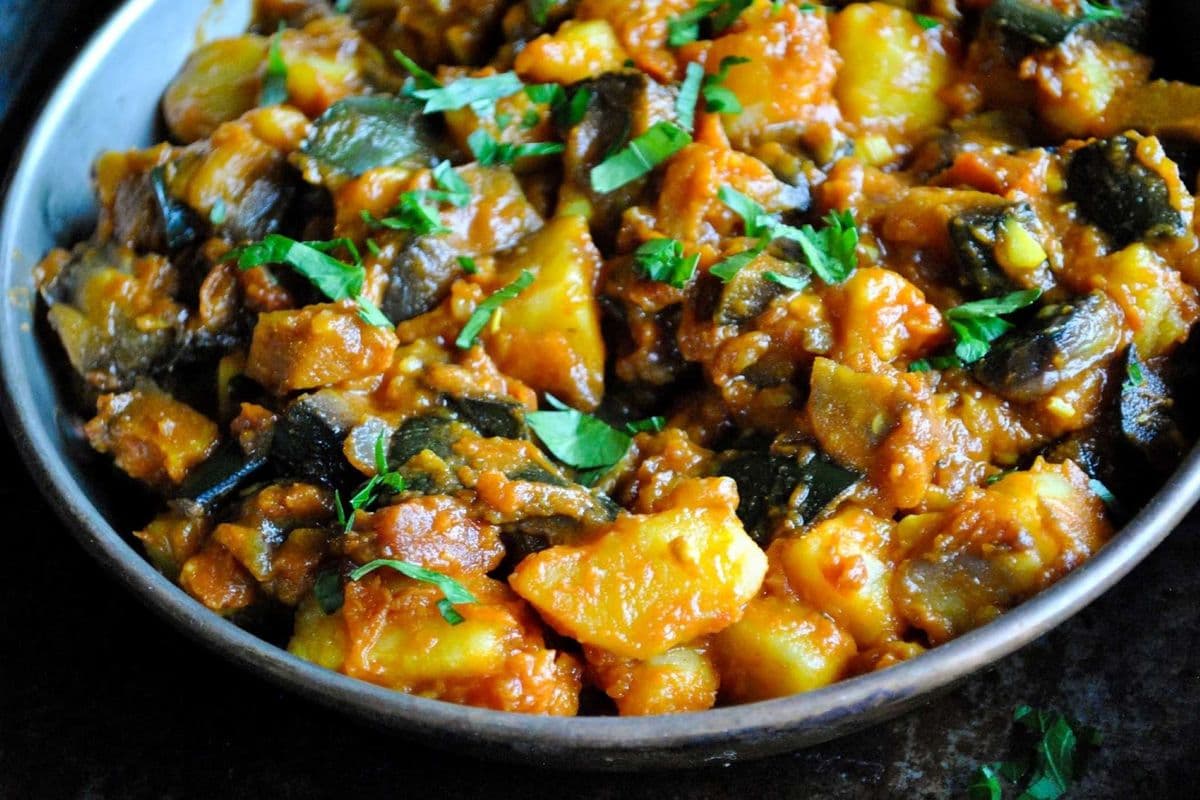 EGGPLANT PATIALA (NO ONION/NO GARLIC)