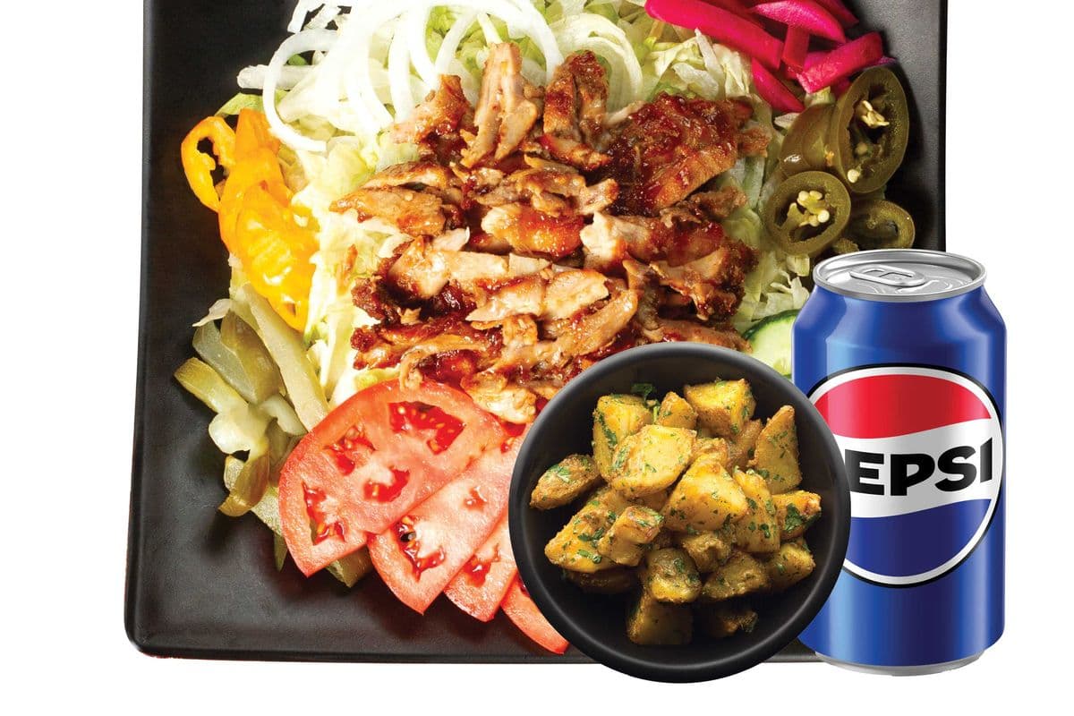Chicken Shawarma Salad Combo