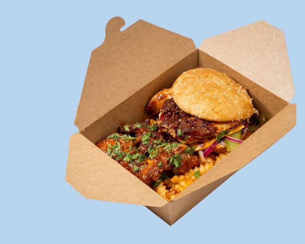 4‑Tenders + Fried Chicken Burger + Fries Combo in Peri Nice (peri peri sauce)