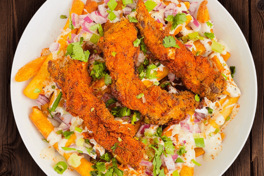 Spicy Chicken Mexican Fries
