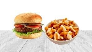 Combo #8 -Hamburger & poutine / Combo #8