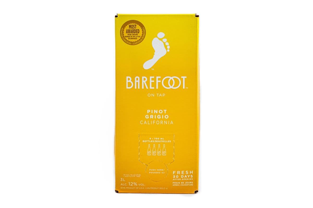 Barefoot Pinot Grigio (1 x 3L)