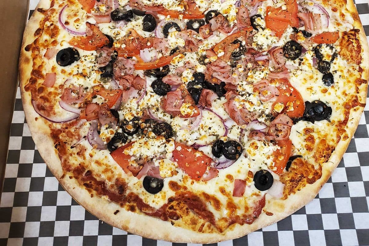 Extra Large The Greek Pizza