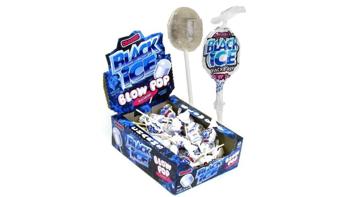 Charms Blow Pop Black Ice - USA
