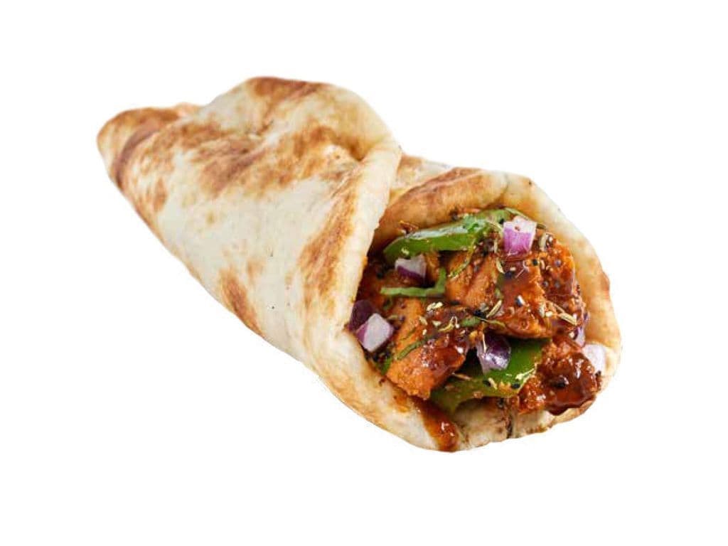 SWAP Tandoori Plant Based Chick'n Naan Roll