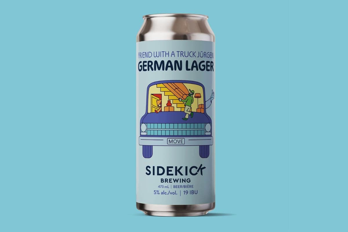 Jürgen: German Lager 4-Pack (1 x 473ml x 4)