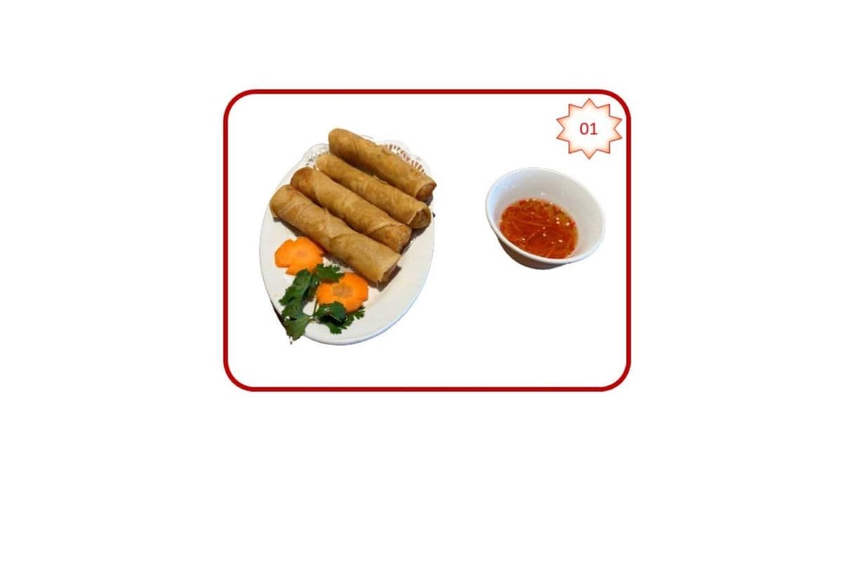 1. Saigon Chef Spring Rolls (4 Rolls)