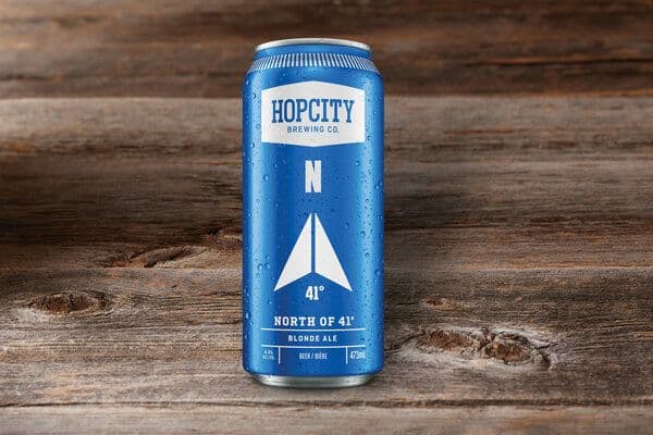 North Of 41° Blonde Ale By Hop City (473ml Can)