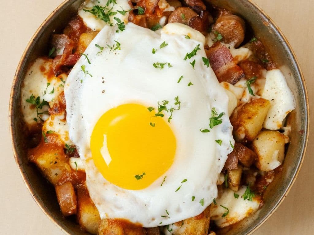 POUTINE DEJ AVEC VIANDES