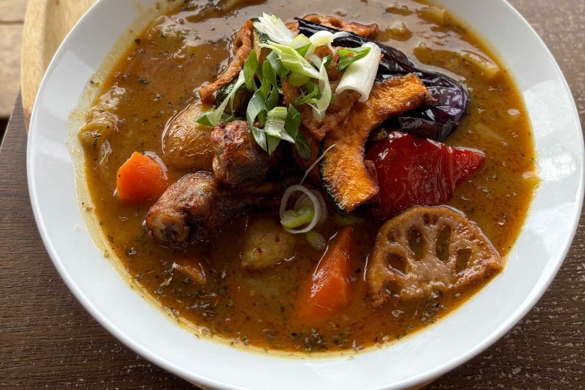 Japanese Curry -- Spiced Soup Curry Rice (Vegan)