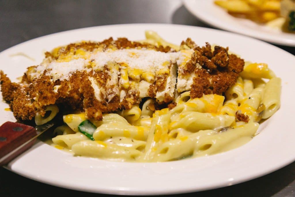 Chicken Parmesan Primavera