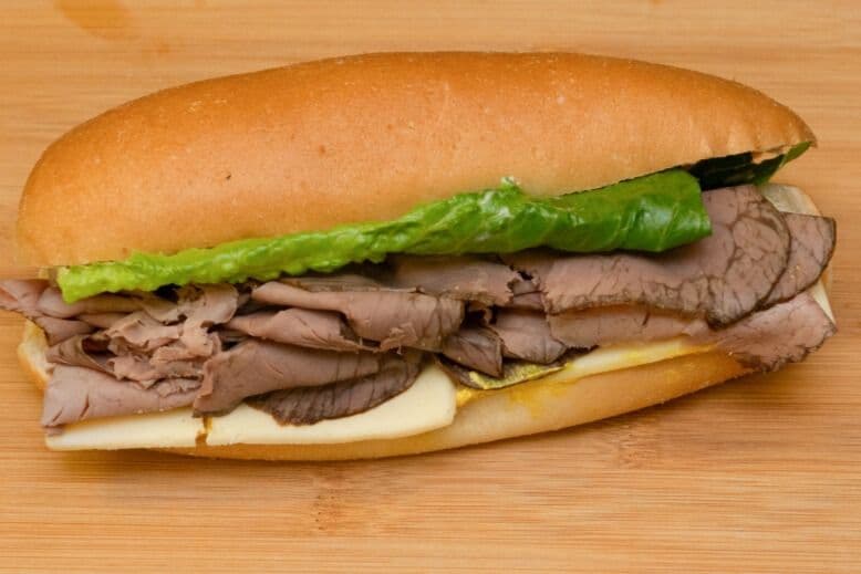 Roast beef & Jack Cheese