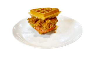 Mini Love Chicken waffle sandwich Combo