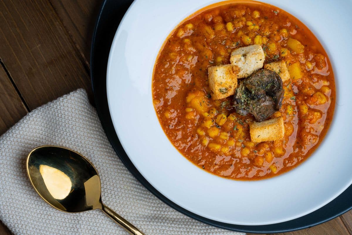 Barley and Mushroom Soup