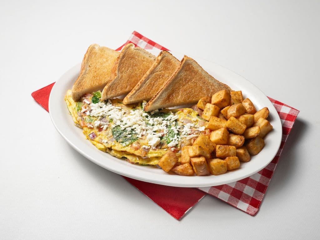Spinach & Feta Omelette*