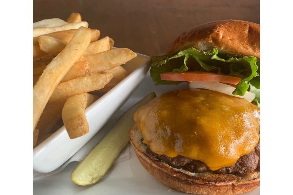 Aged Cheddar Cheese Burger