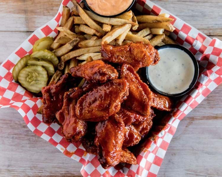 Sauced + Tossed Chicken Wings Combo 1lb