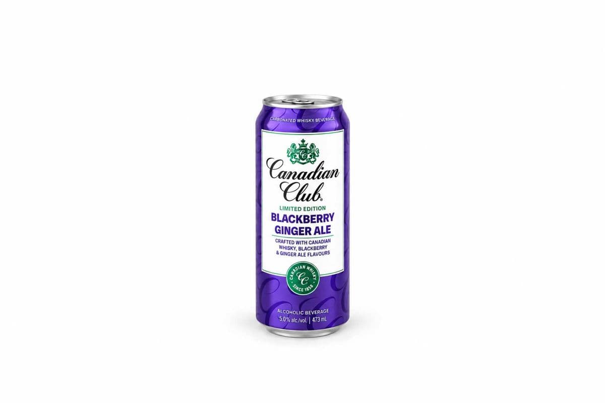 Canadian Club Blackberry Ginger Ale (1 x 473ml Can)