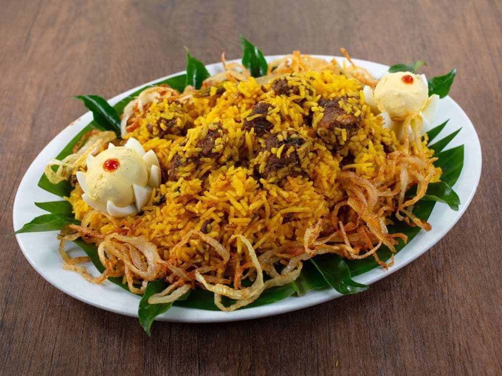 Mutton Sukka Biryani