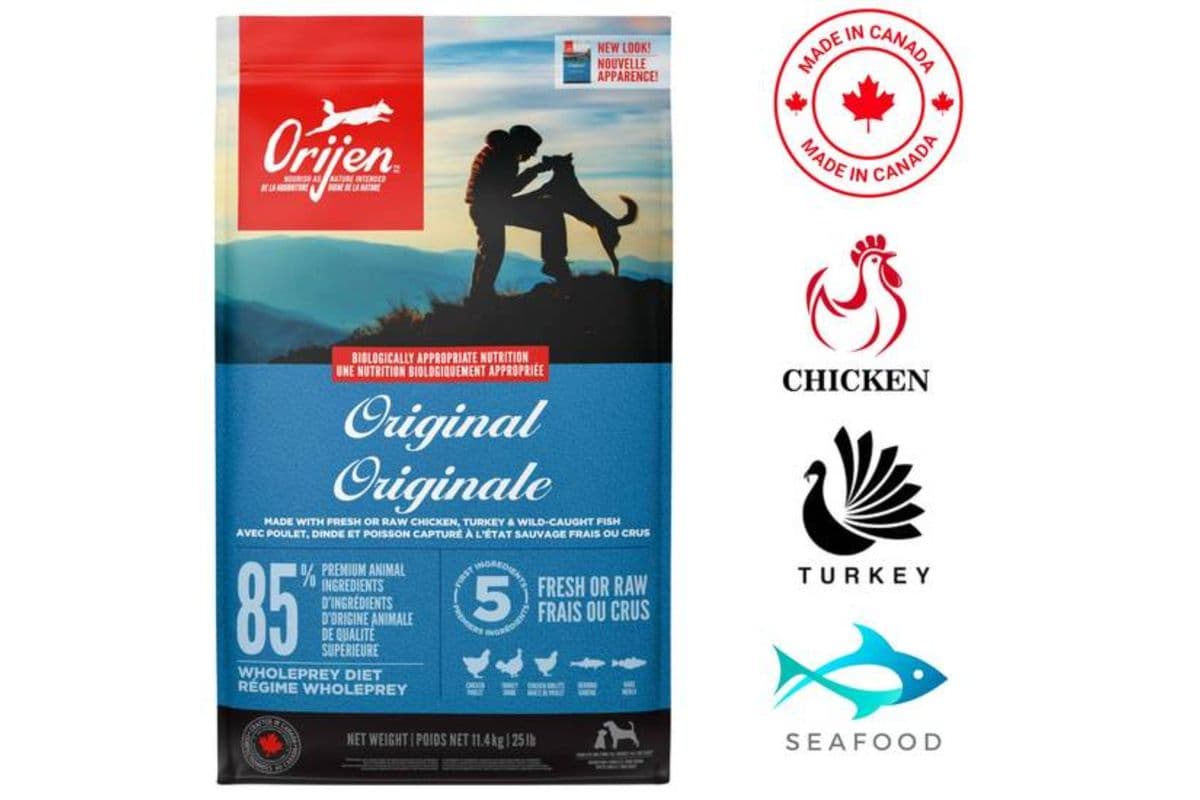 Orijen Original Adult Dry Dog Food (25 lbs)
