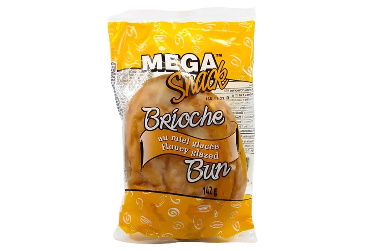 Mega Snack Brioche Honey Glazed Bun/ au miel glacée (142g)