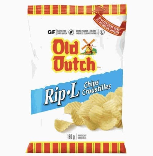 Old Dutch Rip-L Chips 180g