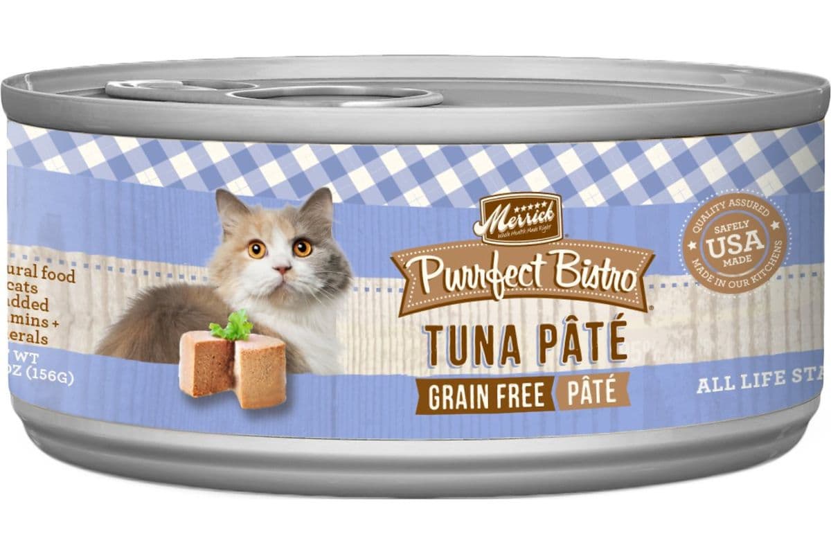 Merrick Purrfect Bistro Grain-Free Tuna Pate Canned Cat Food (5.5 oz)