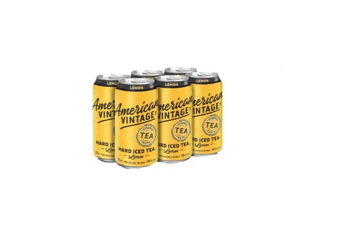 American Vintage Hard Iced Tea Lemon (6 x 355ml)