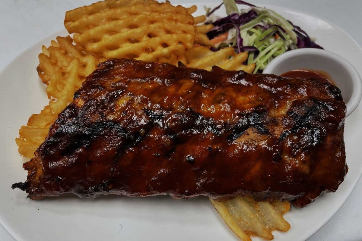 Smokey BBQ Pork ribs 1/2 rack