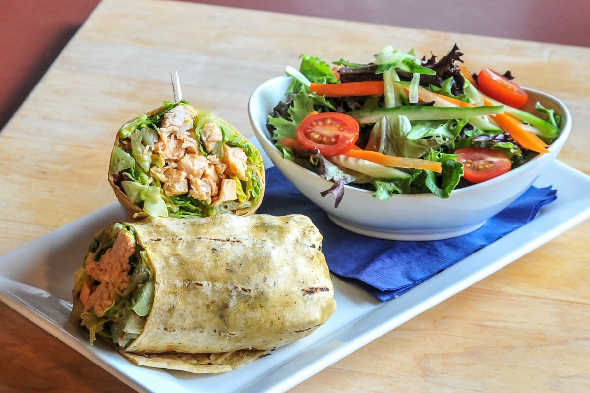 Buffalo Chicken Caesar Wrap