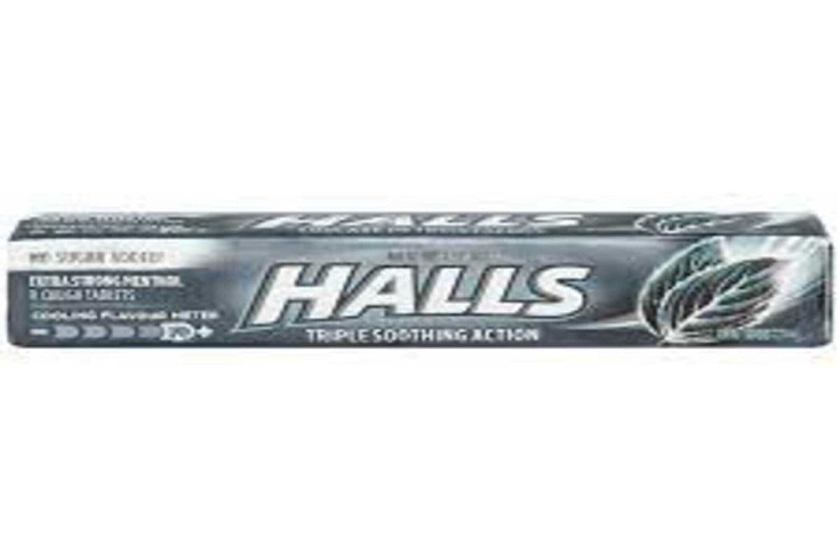 Halls Sugar-Free Extra Strong Menthol (9 Lozenges)