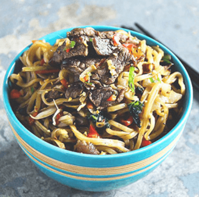 #0124. Beef Yakisoba Noodles