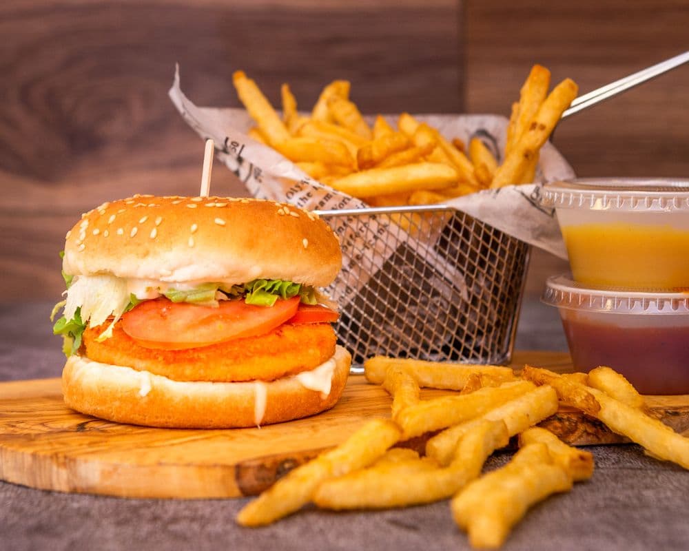 Trio burger poulet