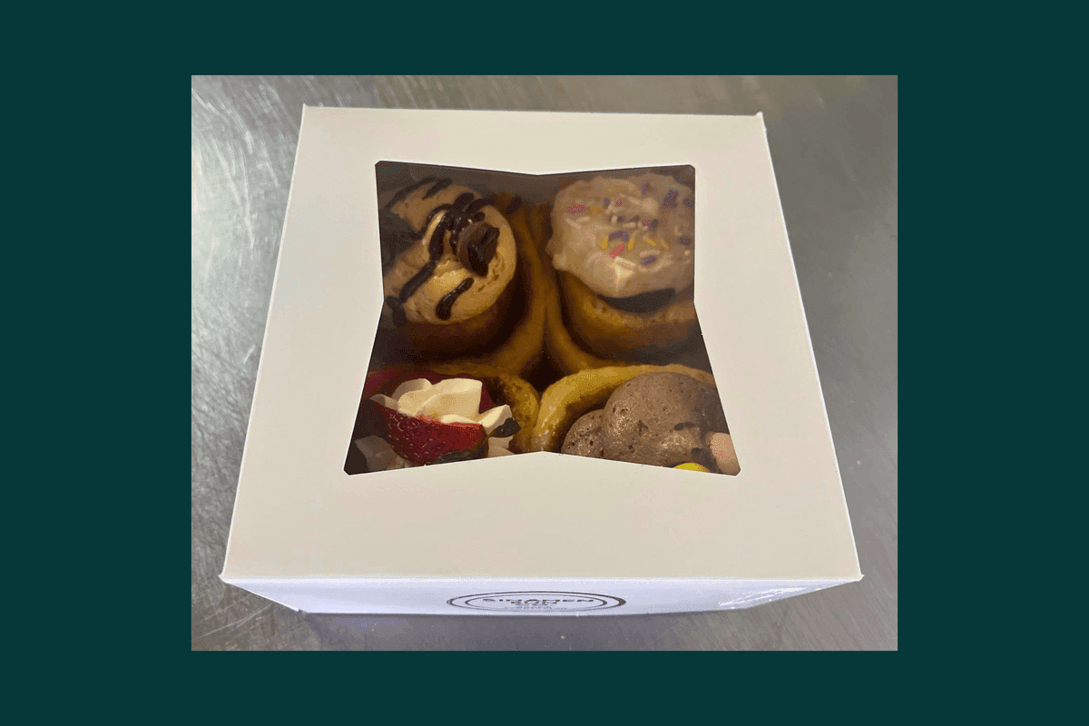 4- Pack Assorted Mini Buns