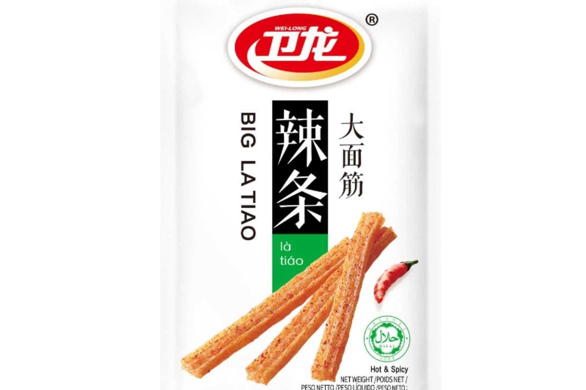Spicy Gluten Snack 卫龙大面筋辣条