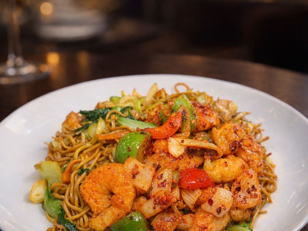 Pepper Shrimp Chowmein
