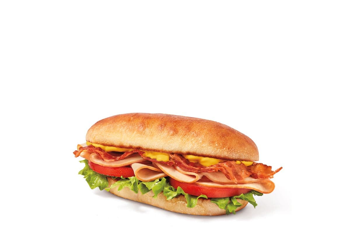 Large Turkey Bacon Club with Honey Mustard